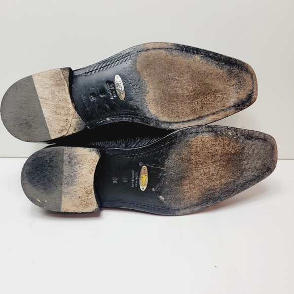 Paul Frederick Genuine Lizard Tejus Monk Strap Dress Shoe Size 9 - Picture 12 of 16